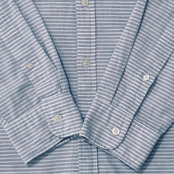 Vineyard Vines Men’s Slim Fit Kenepa Stripe Murray Long Sleeve Shirt Size Small - Picture 6 of 8